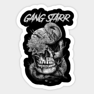GANG STARR RAPPER ARTIST Sticker
